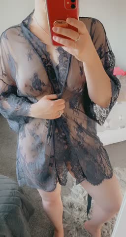 Playing in my new robe