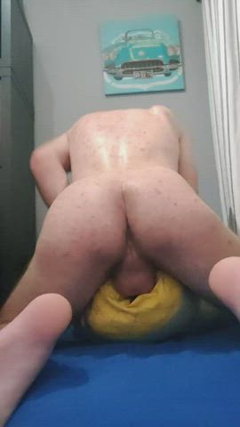 fuck me while I fuck my toy from behind?