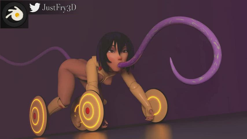 Gogo stuck in a loop! [Big Hero 6] (JustFry3D)