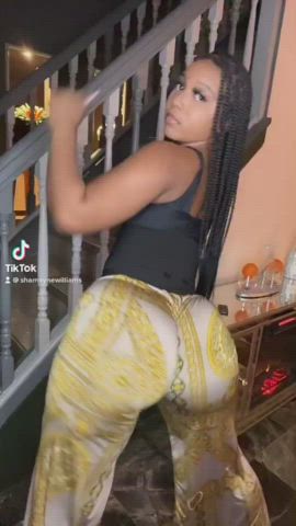 big ass booty ebony gif