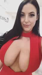 Amateur Angela White Busty Pornstar gif