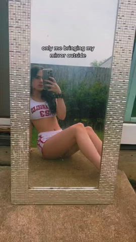 Latina Legs Shorts Sport Teen TikTok gif