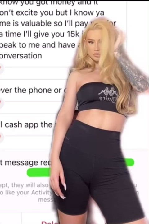 Iggy Azalea gets off to reading all the perverted messages people send her.