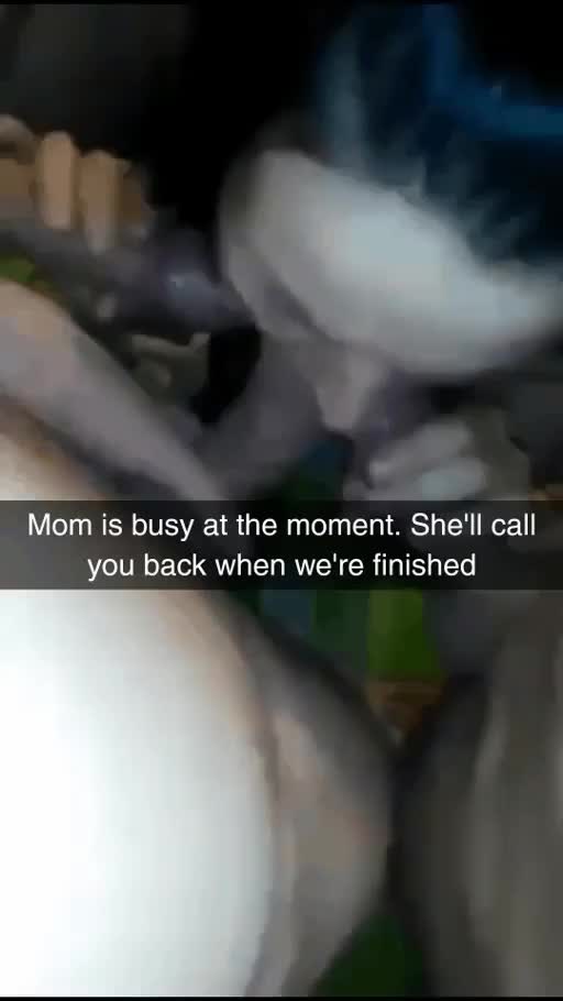Mom is busy
