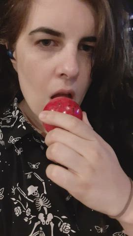 australian candy close up eye contact lick licking milf public tongue fetish gif