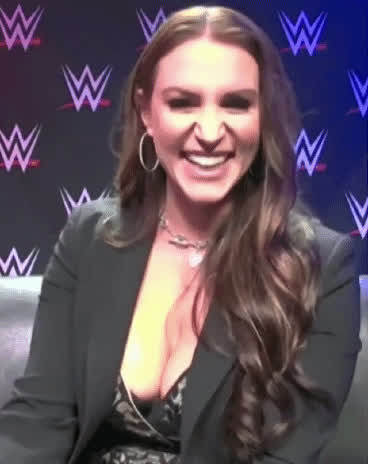 Celebrity MILF Stephanie McMahon Tits gif