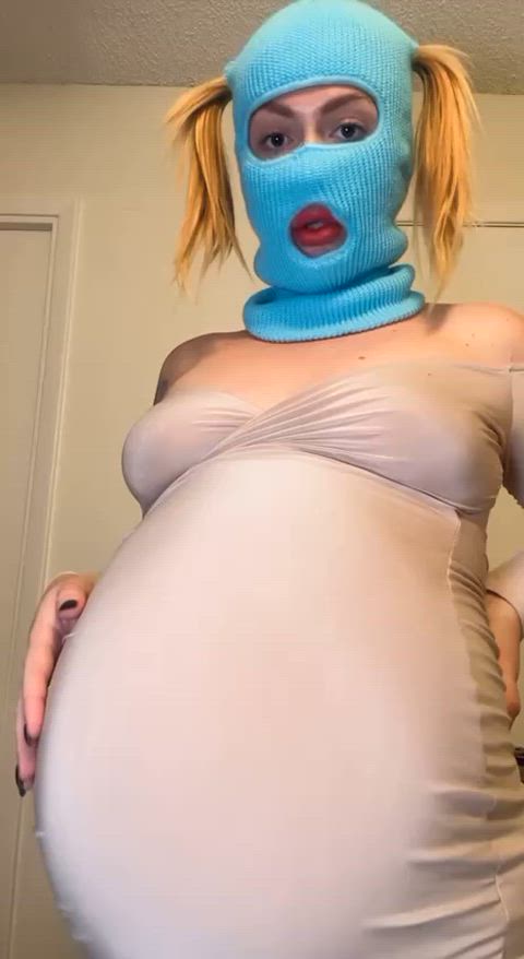 blonde milf pregnant gif