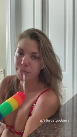 dildo spit toy gif