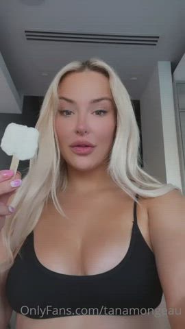 boobs flashing nipple piercing onlyfans tana mongeau gif