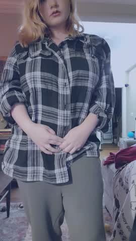 Can i steal your flannel to hide my huge boobs?