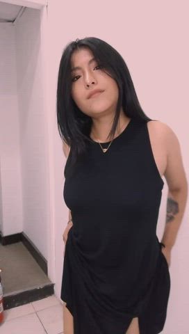 Ass Babe Natural Tits gif