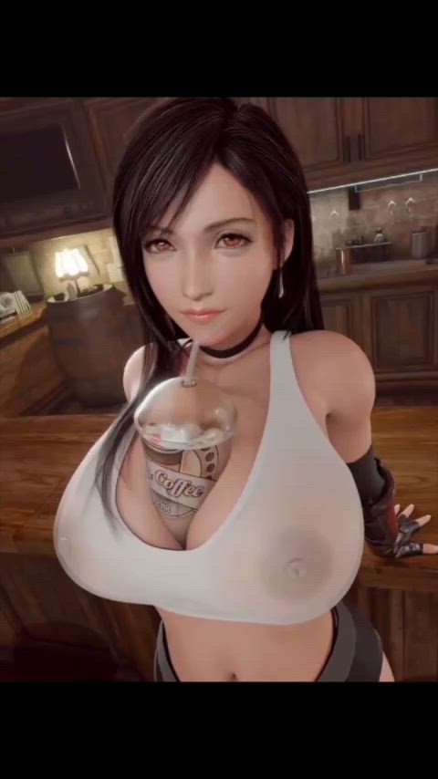 3d animation bouncing tits jigglefuck jiggling missionary pov standing doggy tifa