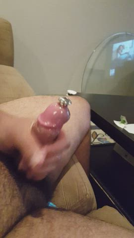 13 mm plug , huge thick cumshot. I wish I remember what I ate that day