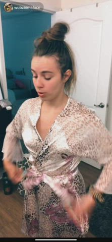 Boobs Nipslip TikTok gif