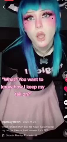 Anal Tail Plug TikTok gif