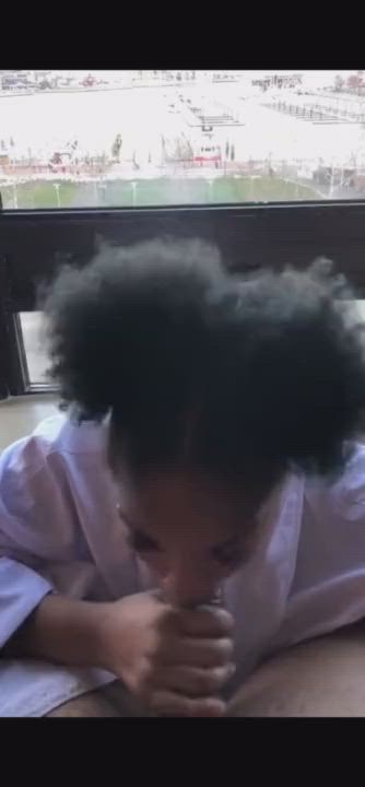 I love her puff balls...