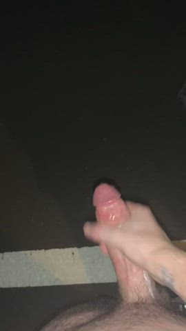 Public cumshot #4