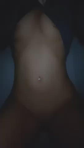 Selfie Body Tiny Small Tits Nipple Piercing Pierced gif