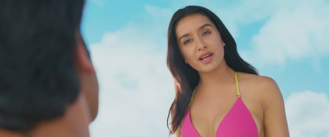 Shradha Kapoor Rops into Pink Bikini (HD version )