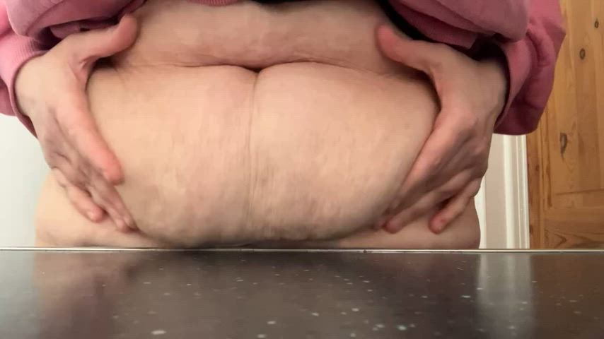 bbw belly button chubby thick gif