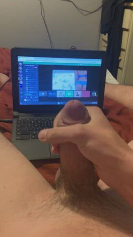 jerk off masturbating pov gif