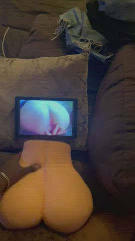 Finally got a Tablet 😈 I can do more tribs like watching this slut bounce up and