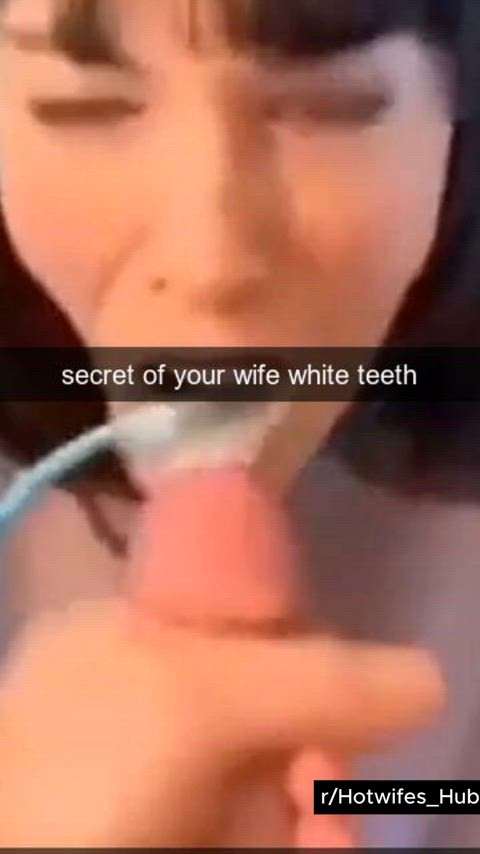 secret of my wifes teeth