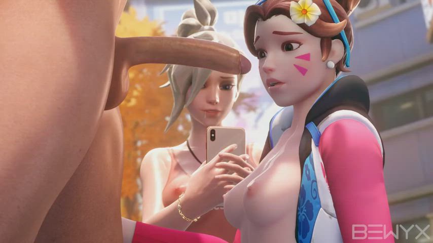 Overwatch D.va Sucking Cock On Camera 3D Hentai