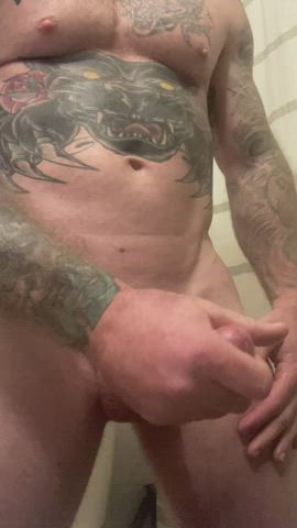 amateur big dick bisexual cock couple cumshot gay homemade onlyfans gif