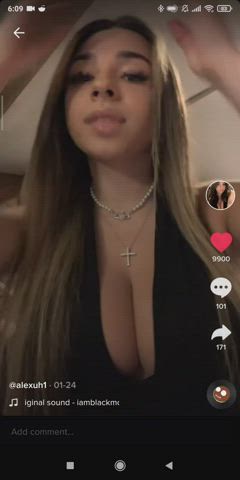 Big Tits Teen TikTok gif