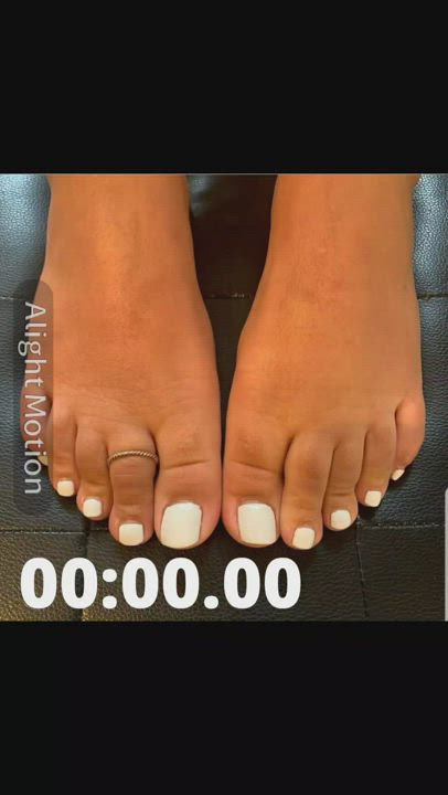 Censored Cum JOI Toes gif