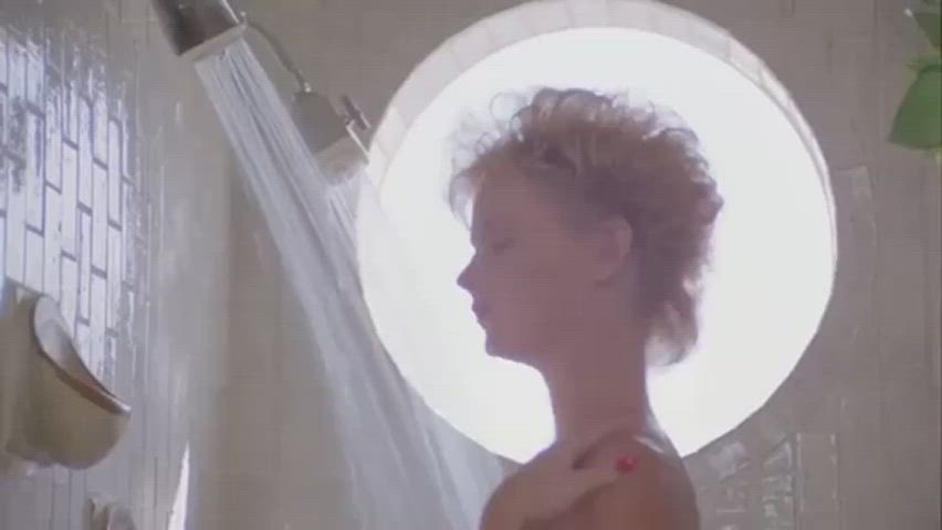 Areolas Blonde Busty Hairy Pussy Short Hair Shower gif