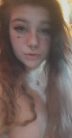 amateur naked titty drop gif