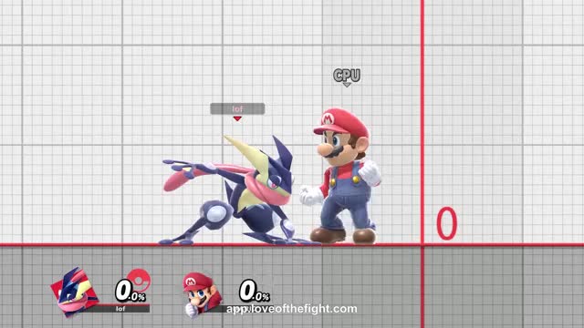 Super Smash Bros Ultimate - Greninja - Neutral Attack => Repeated