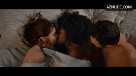 Alexandra Daddario Interracial Threesome gif