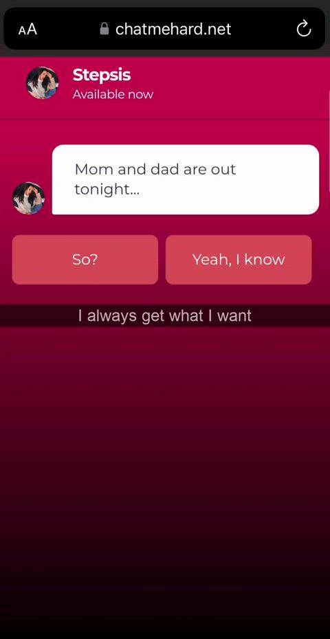 My brother can never say no to me