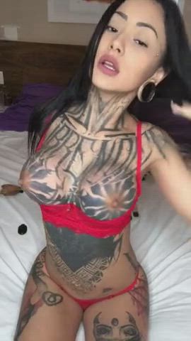 Japanese Brazilian u/SuryaSparrow has 100 tattoos and 1 amazing pair of fake tits