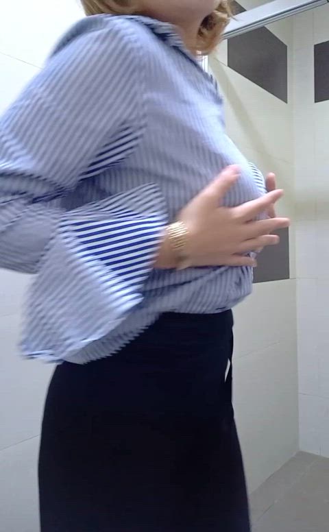 big tits filipina office gif