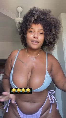 BBW Brazilian Celebrity Huge Tits gif