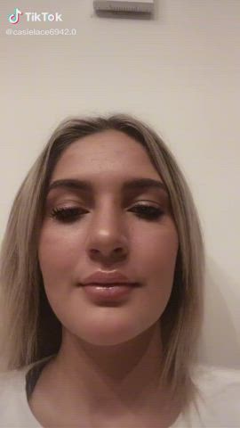 Ahegao Cum Cum In Mouth Eye Contact Facial JOI TikTok Tongue Fetish Tribute gif