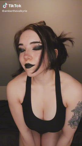 Emo Fitness Goth Muscular Girl Softcore TikTok Porn GIF by oardusco