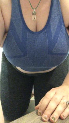 they barely fit in my sports bra...