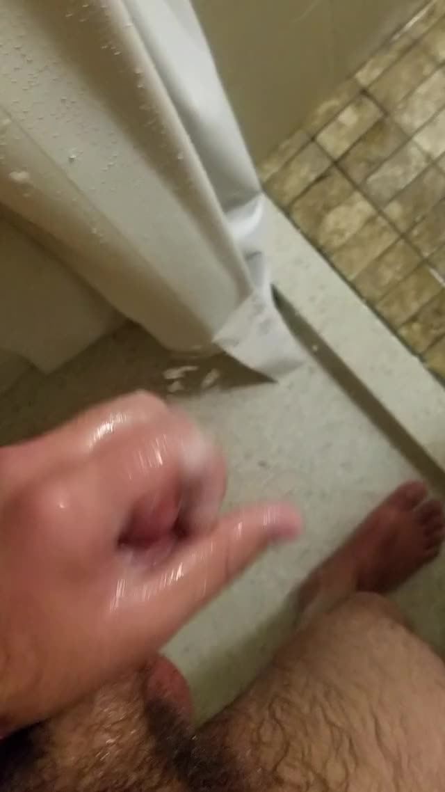 In the dorm shower
