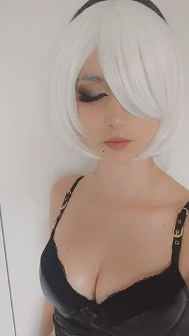 2B with red eyes [Nier Automata] (Aery Korvair)