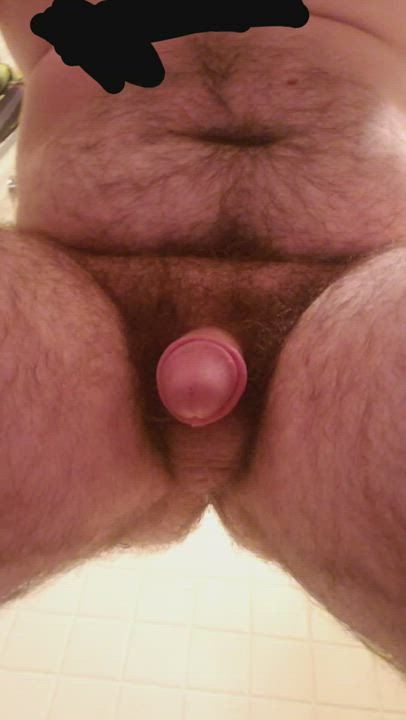 Anal Butt Plug Hairy Slapping gif