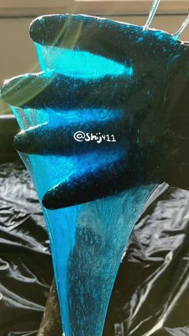 [OC] latex + blue slime