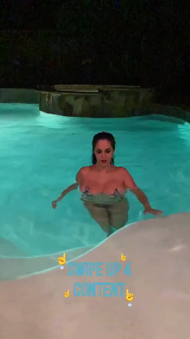 Her in a pool?