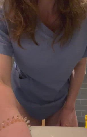 Boobs Brunette Hospital Medical Medical Fetish Nurse OnlyFans Pornstar Strip gif