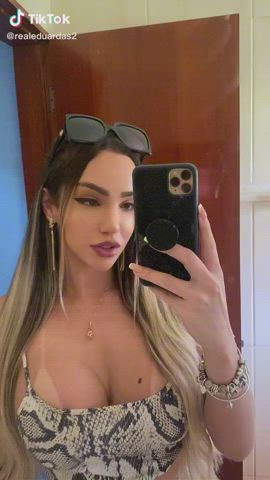 Big Tits Blonde Brazilian Trans gif