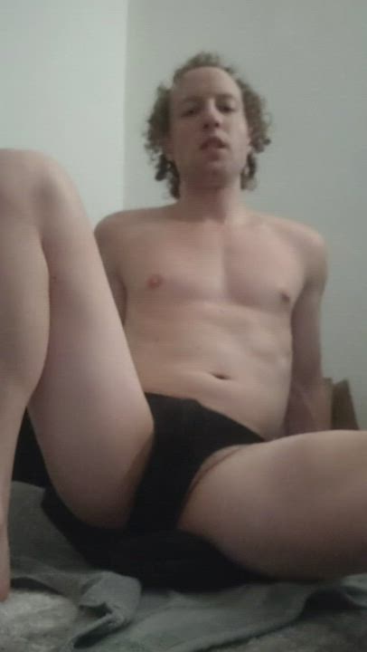 femboy male masturbation masturbating panties trans gif